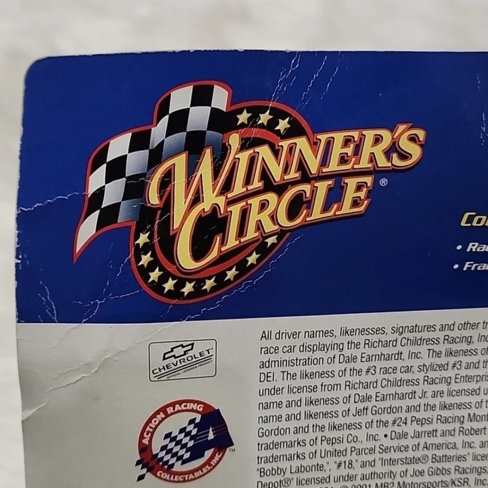 Winners Circle Tony Stewart Gift Pack 3 1/64 Die Cast Cars & NASCAR Framed Art